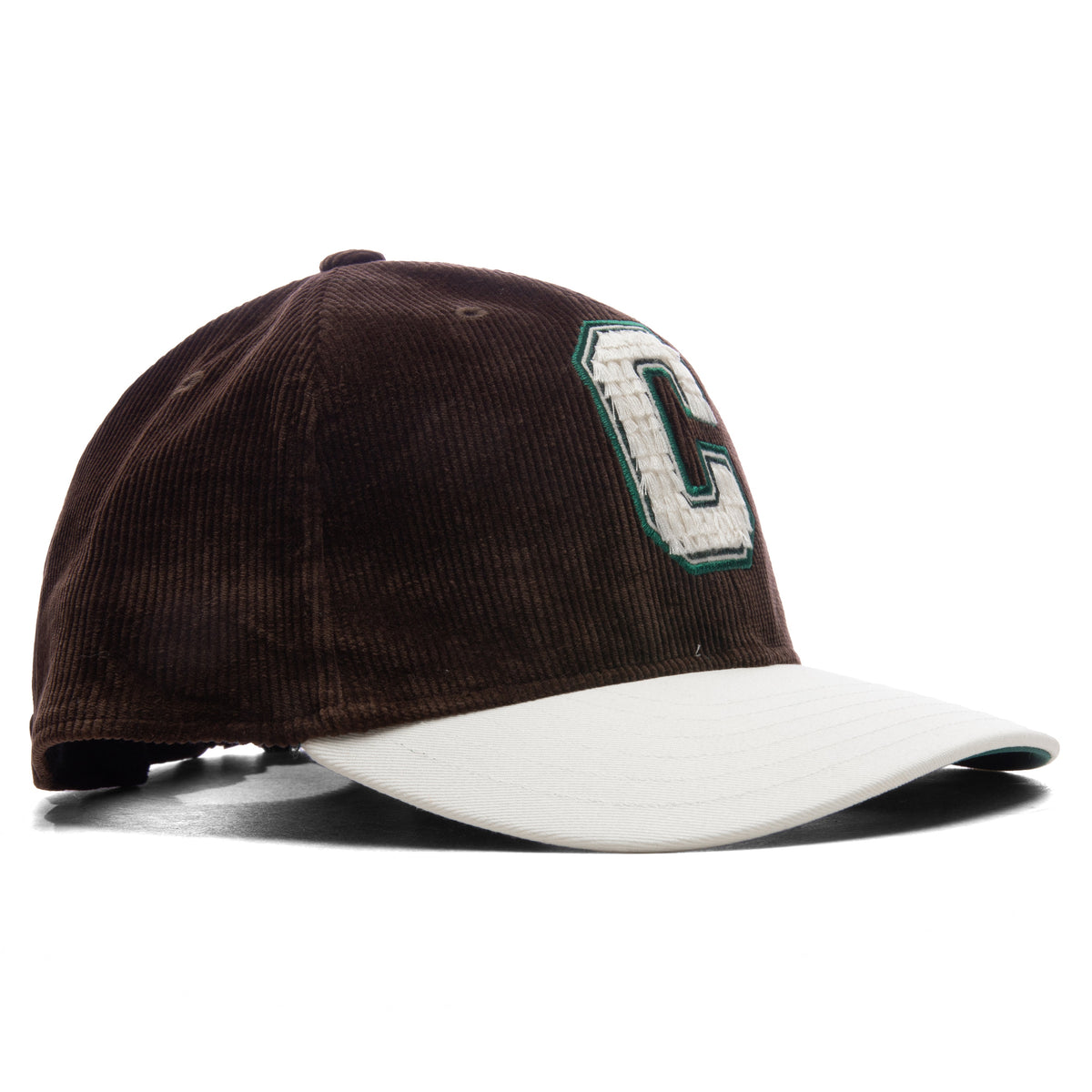 Cord Cap - Dark Brown/Crew White