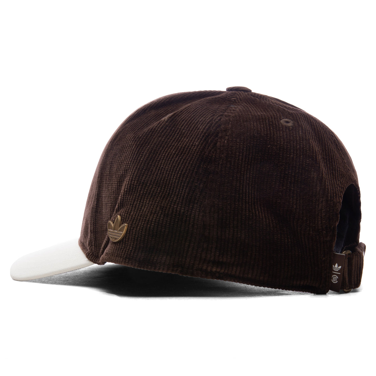 Cord Cap - Dark Brown/Crew White