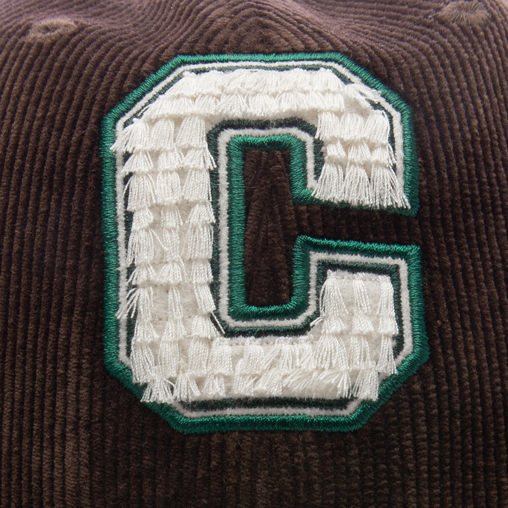 Cord Cap - Dark Brown/Crew White