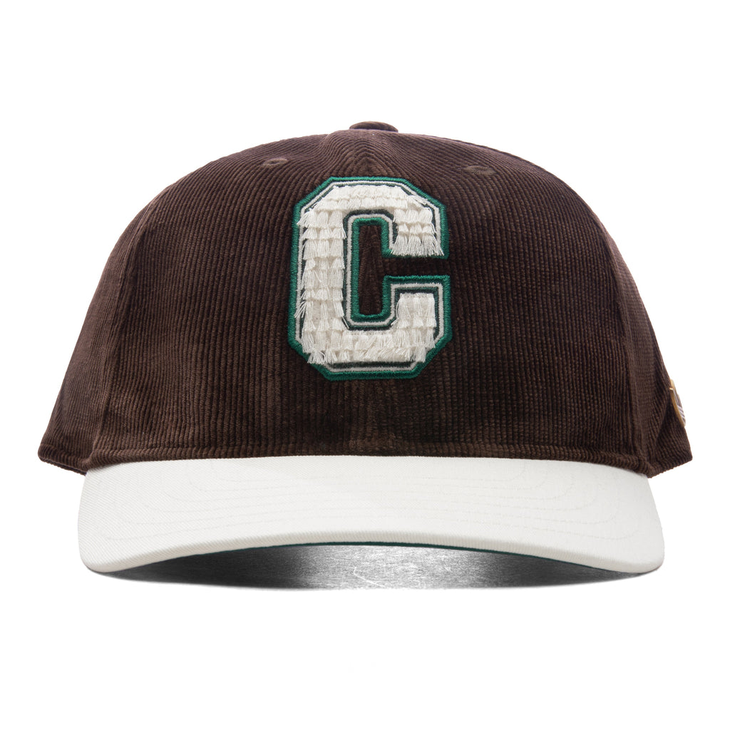 Cord Cap - Dark Brown/Crew White