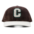 Cord Cap - Dark Brown/Crew White