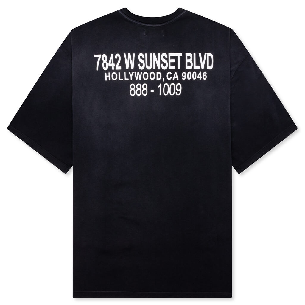 Club Amiri Wolf Oversized Tee - Black