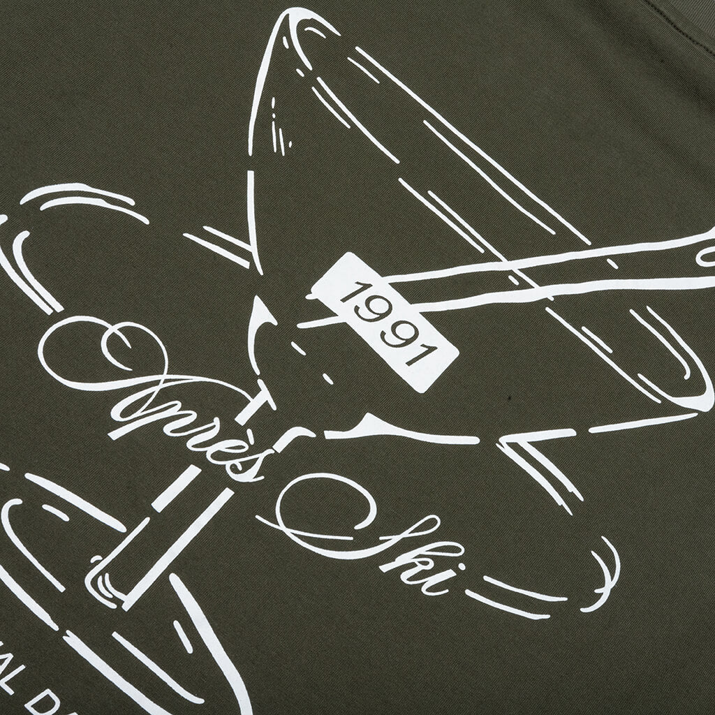Cocktail Lounge T-Shirt - Dark Khaki