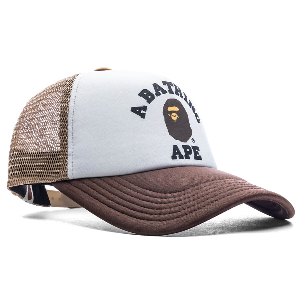 College Mesh Cap - Beige