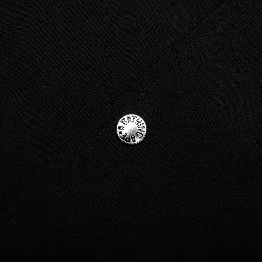 College Coach Jacket - Black