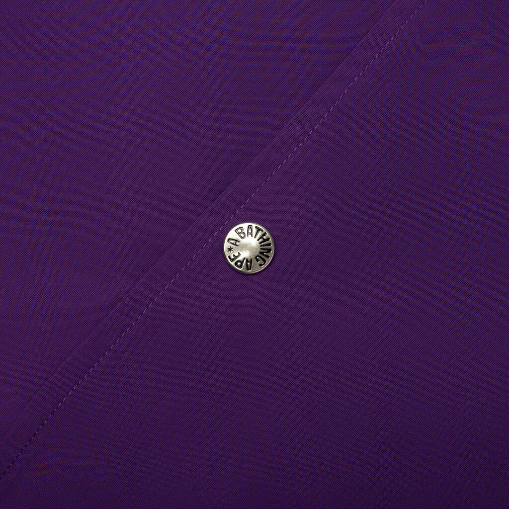 College Coach Jacket - Purple