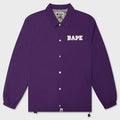 College Coach Jacket - Purple