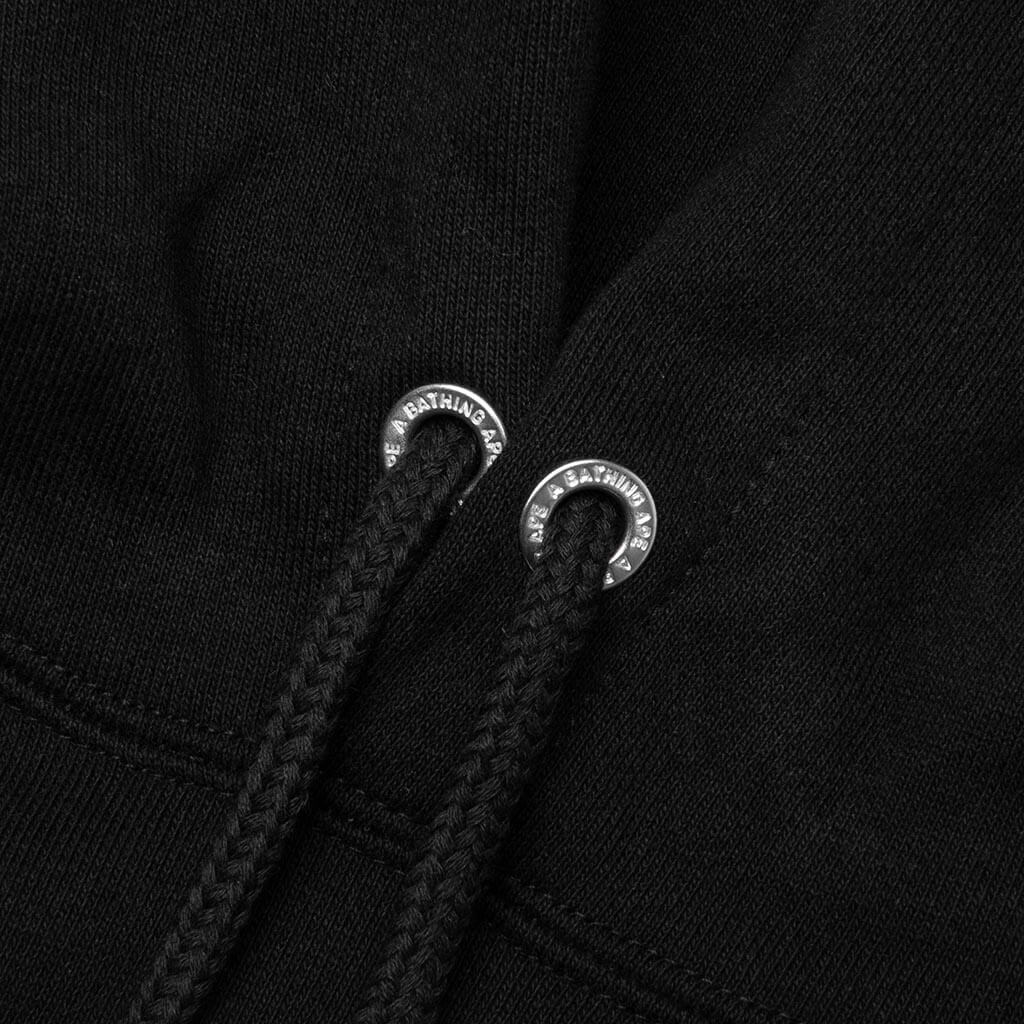 College Pullover Hoodie - Black
