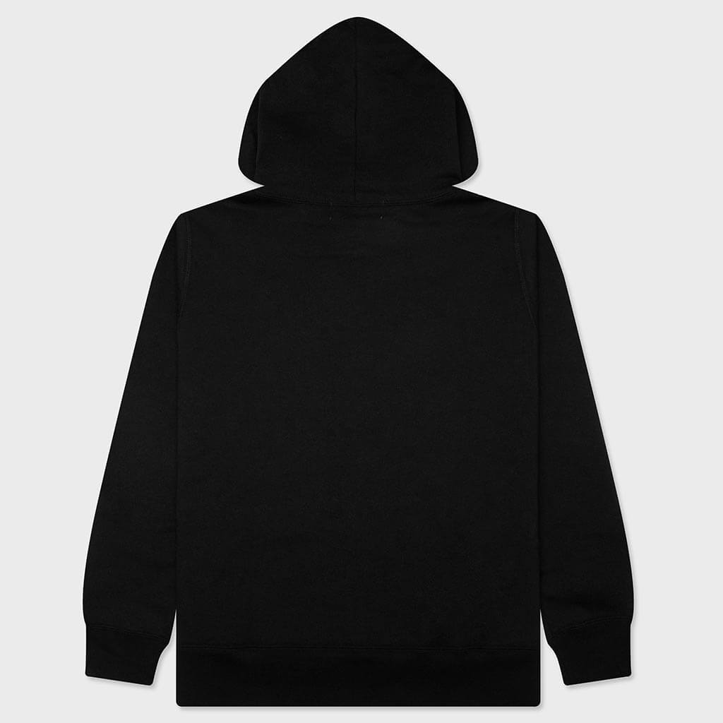 College Pullover Hoodie - Black