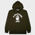 College Pullover Hoodie - Olive Drab