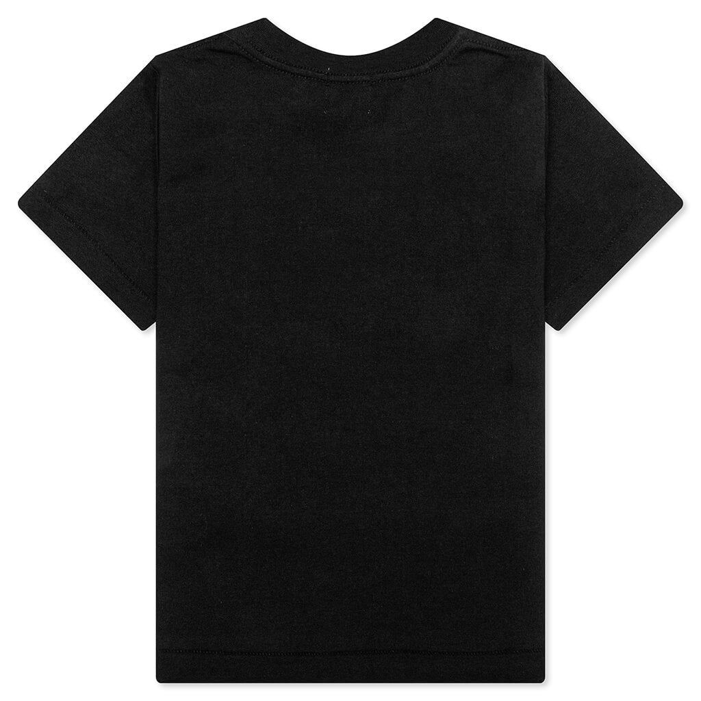 Kid's Color Camo Shark Tee - Black/Red