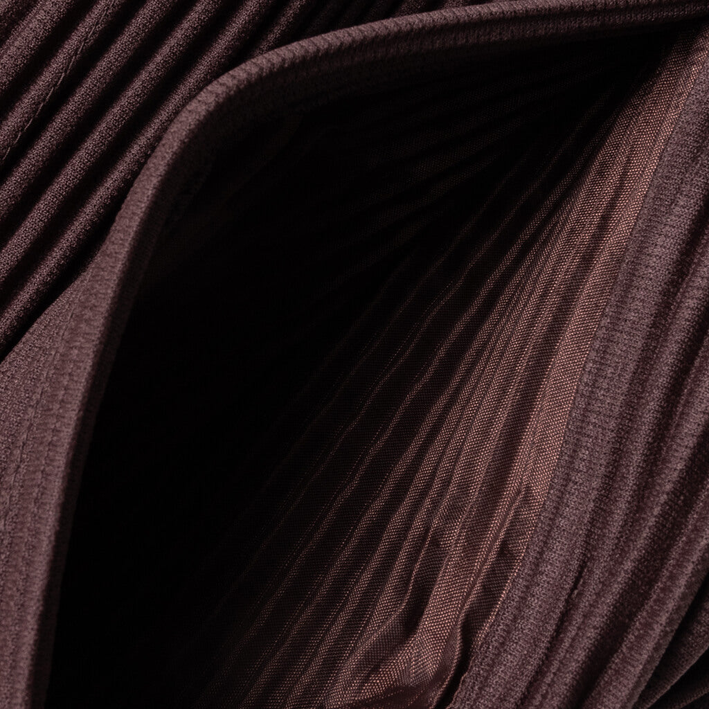 Color Pleats Slack - Edge Brown