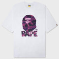 Color Camo Ape Head Relaxed Fit Tee - White