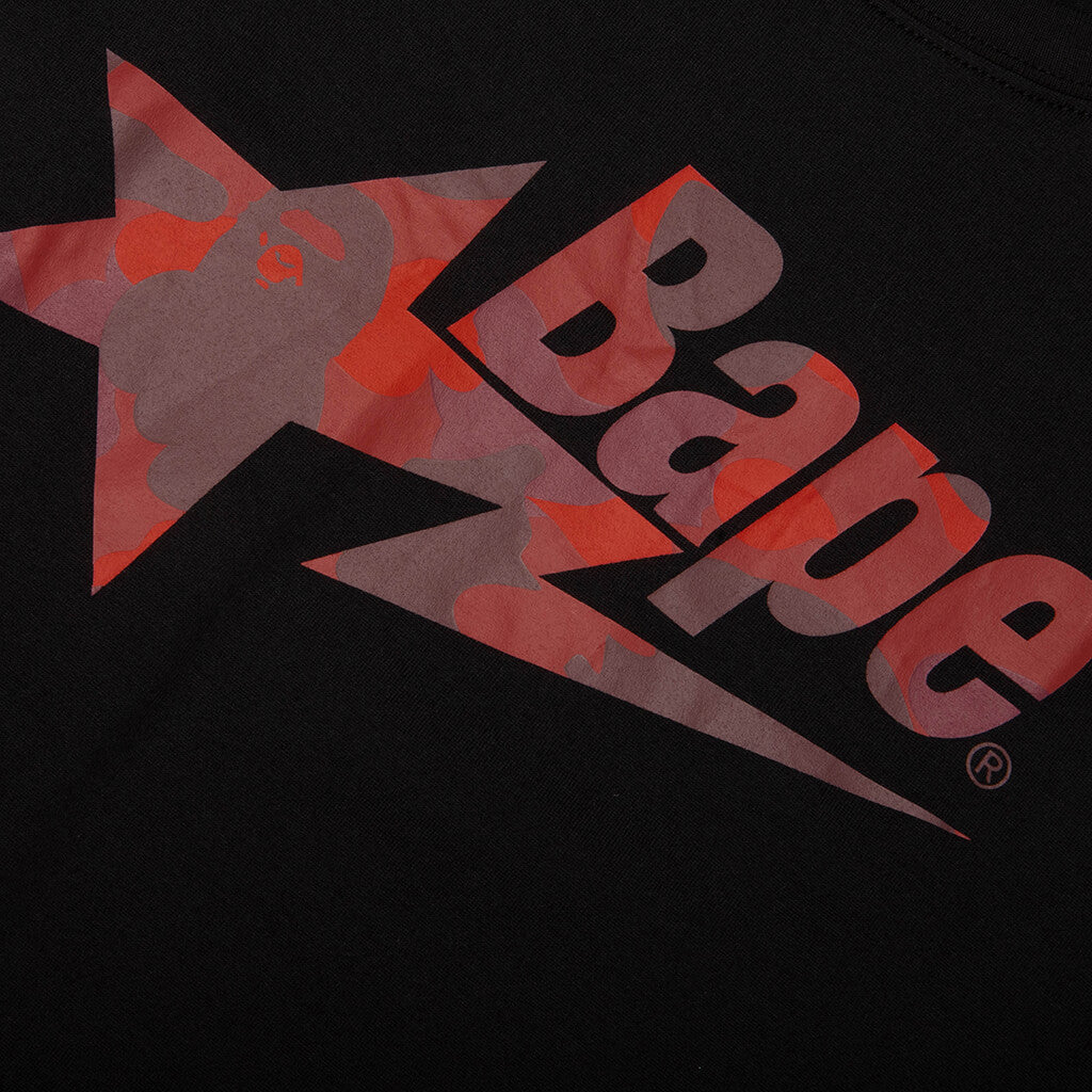 Color Camo Bape Sta Tank Top - Black