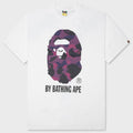 Color Camo By Bathing Ape Tee - White/Purple