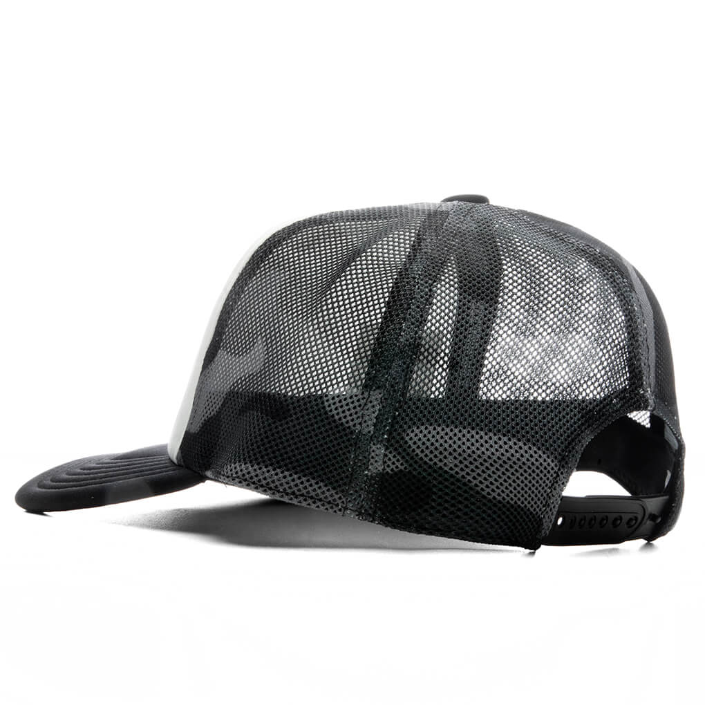 Color Camo General Mesh Cap - Black