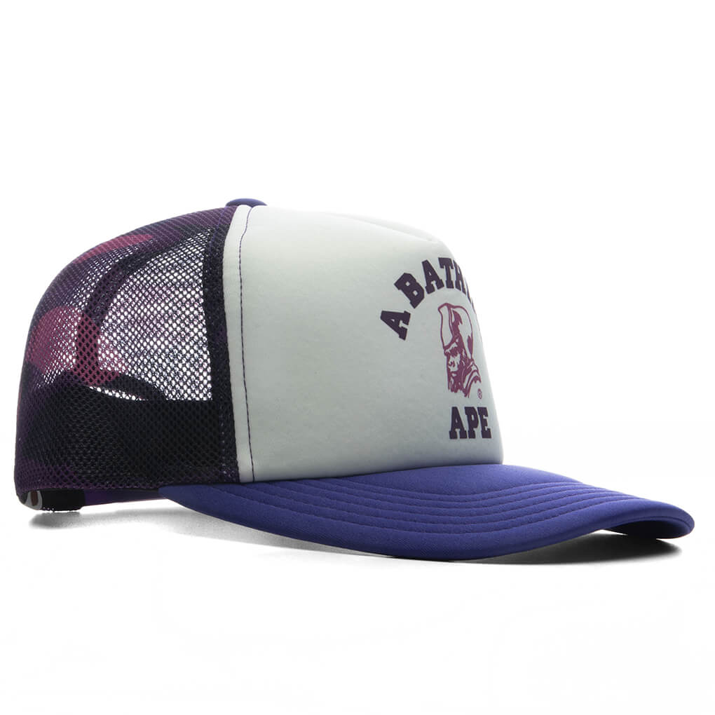 Color Camo General Mesh Cap - Purple