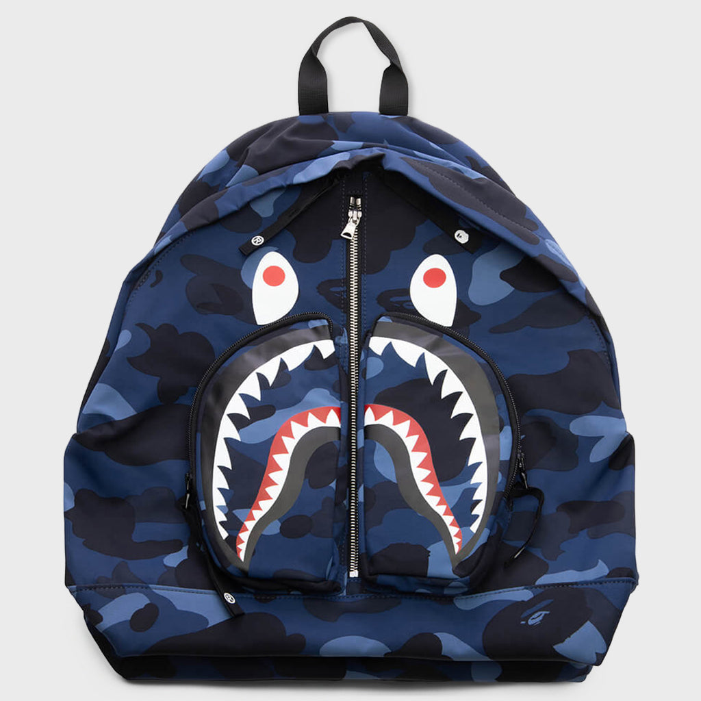 Color Camo Shark Daypack - Navy