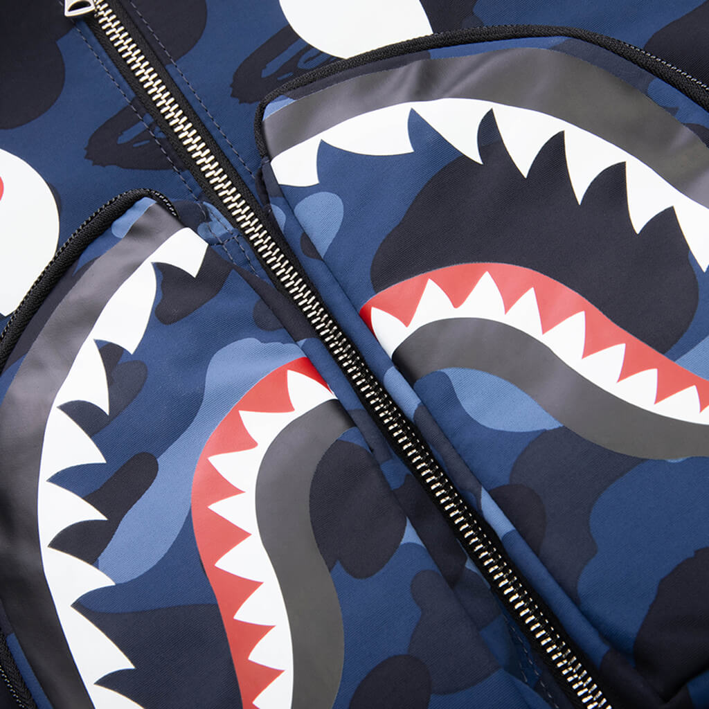 Color Camo Shark Daypack - Navy