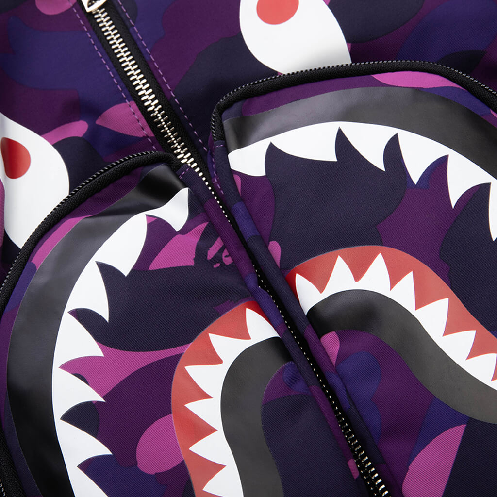 Color Camo Shark Daypack - Purple