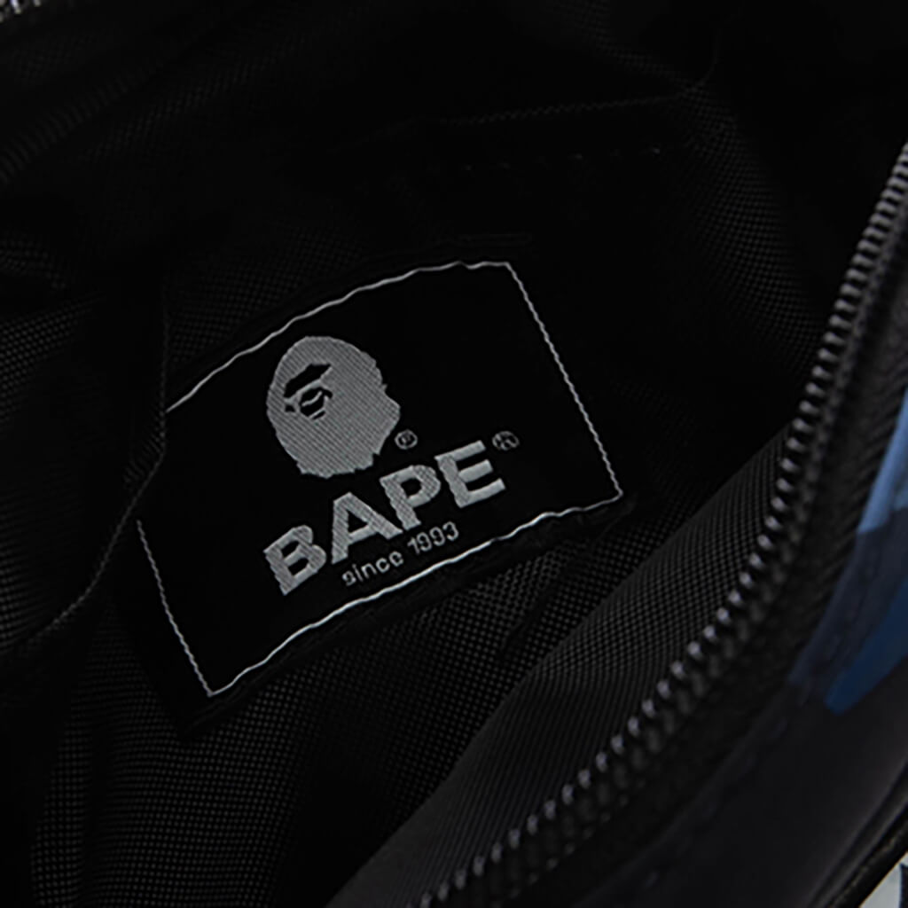 Color Camo Shark Mini Bag - Navy