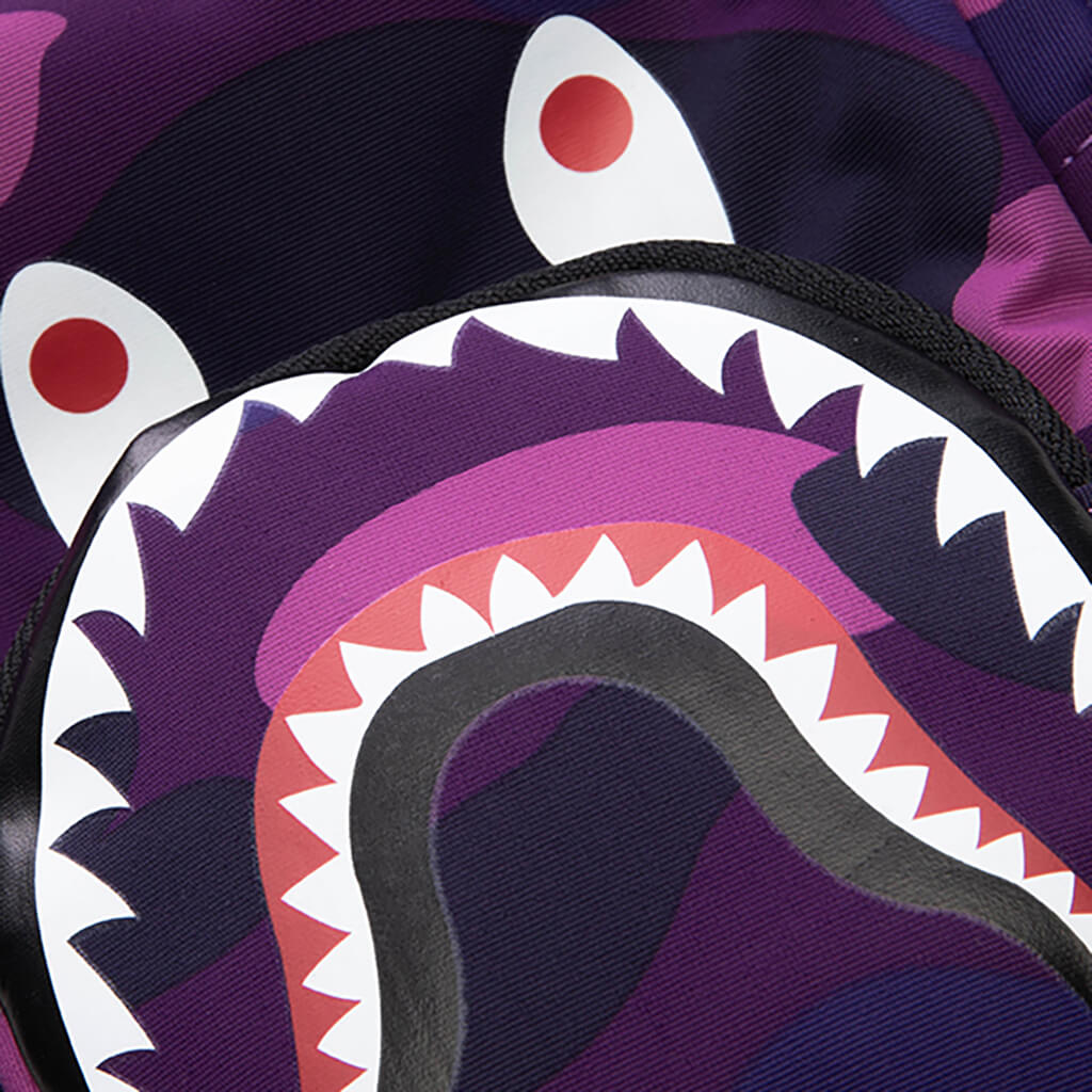 Color Camo Shark Mini Bag - Purple