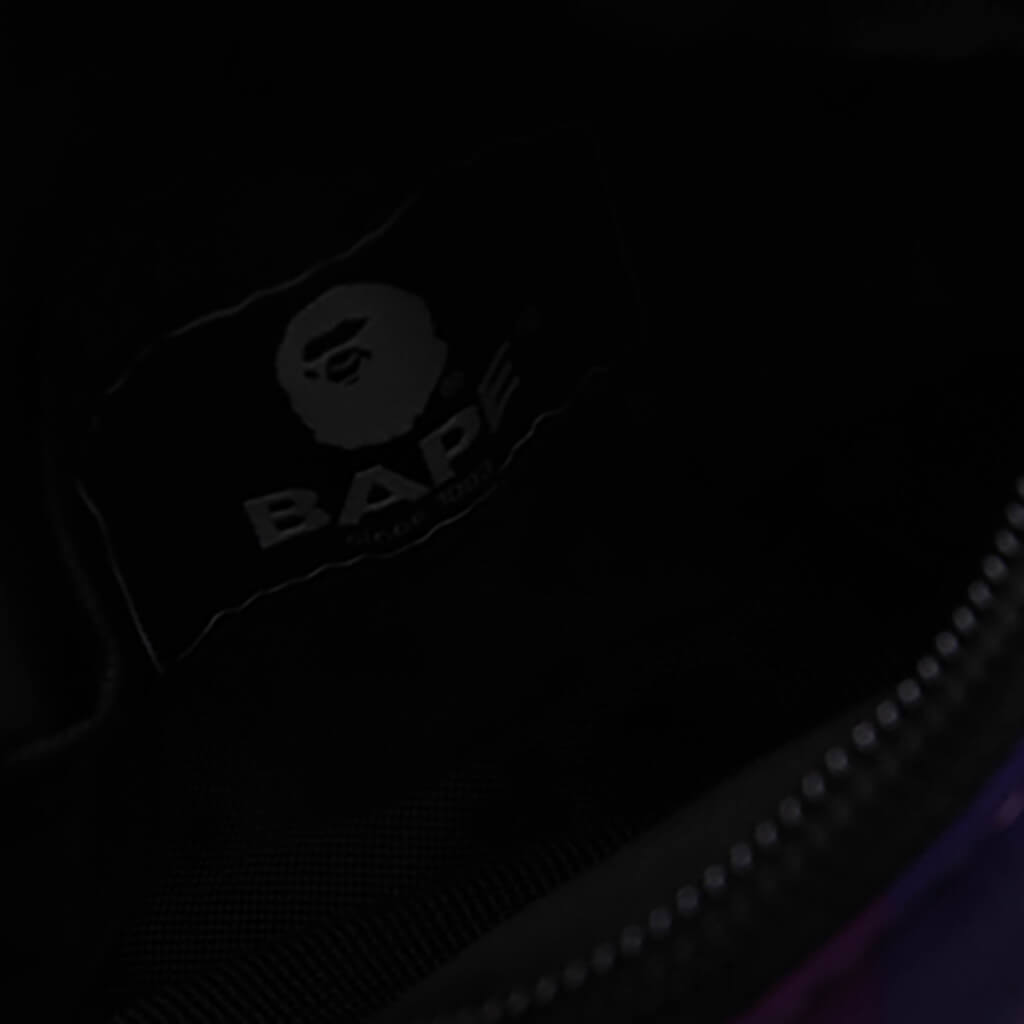 Color Camo Shark Mini Bag - Purple