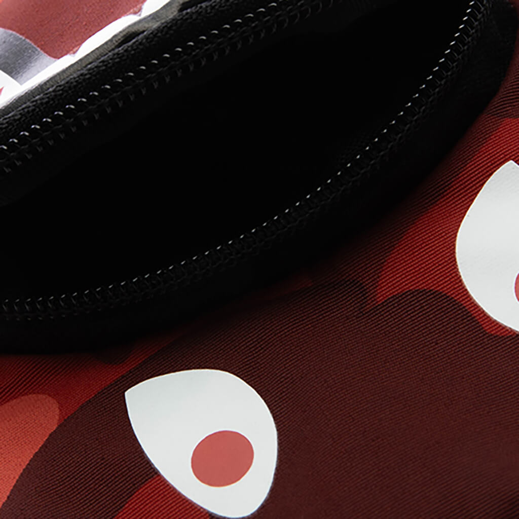 Color Camo Shark Mini Bag - Red