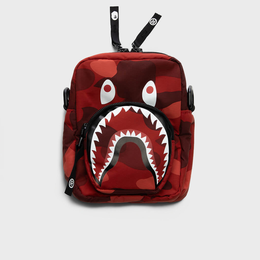 Color Camo Shark Mini Bag - Red