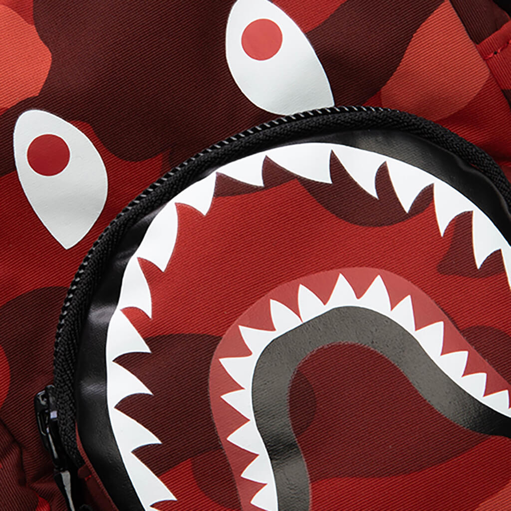Color Camo Shark Mini Bag - Red