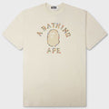 Color Stone College Relaxed Fit Tee - White