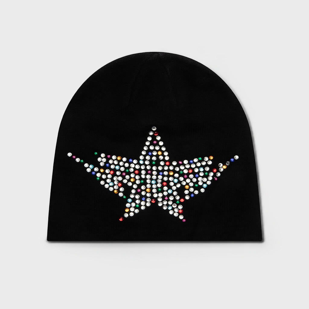 Color Stone STA Knit Cap - Black