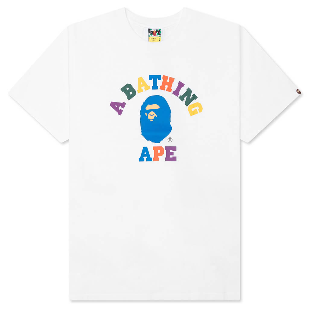 Colors College Tee - White
