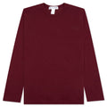 Back Logo L/S Tee - Burgundy