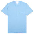 Comme Des Garcons SHIRT Logo S/S Tee - Blue