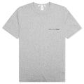 Comme Des Garcons SHIRT Logo S/S Tee - Grey