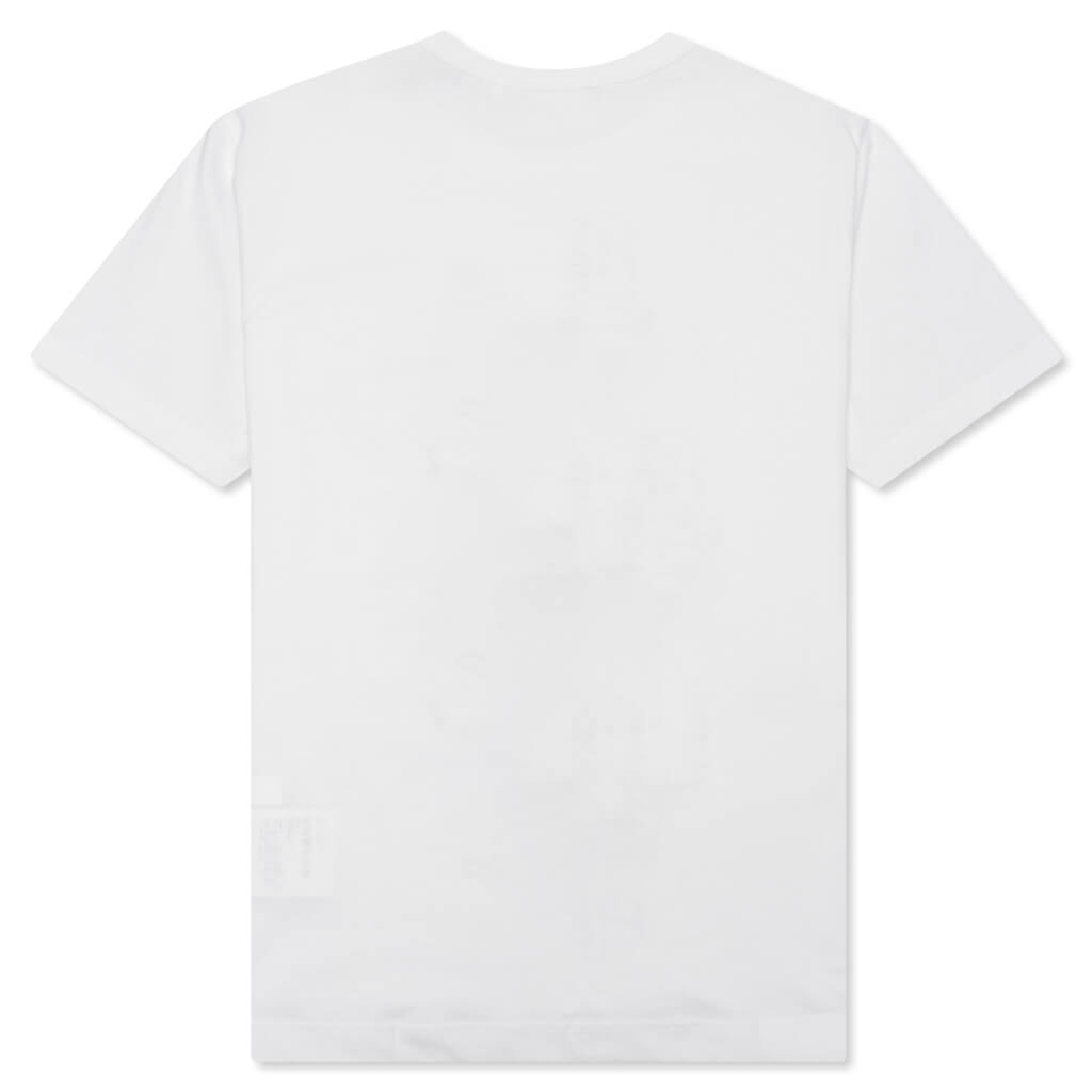 S/S Tee - White/Print 3
