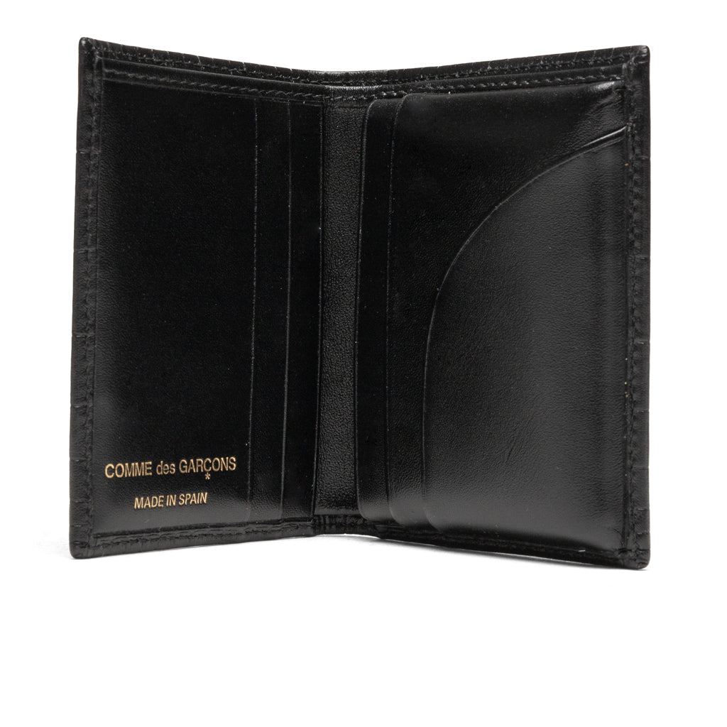 Comme des Garcons SA0641BK Brick Line Wallet - Black