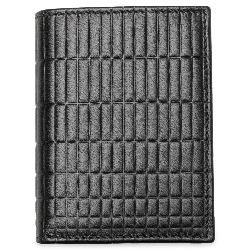 Comme des Garcons SA0641BK Brick Line Wallet - Black