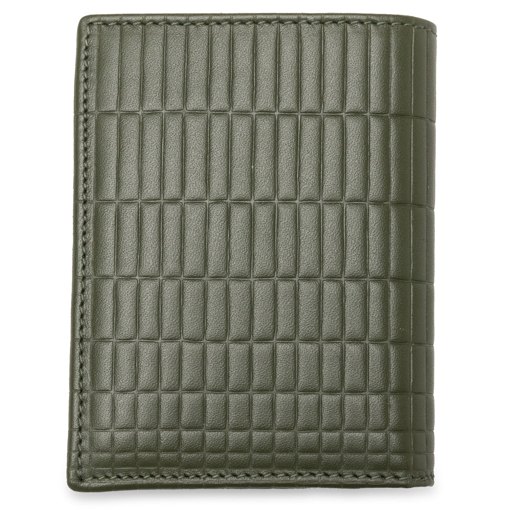 Comme des Garcons SA0641BK Brick Line Wallet - Khaki