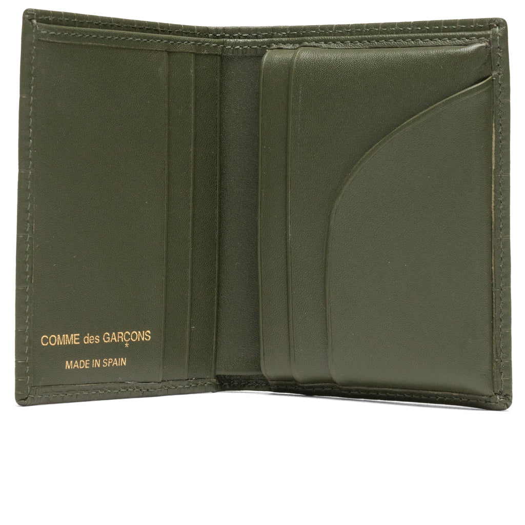 Comme des Garcons SA0641BK Brick Line Wallet - Khaki