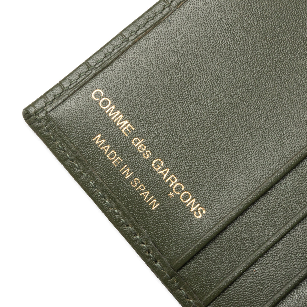 Comme des Garcons SA0641BK Brick Line Wallet - Khaki