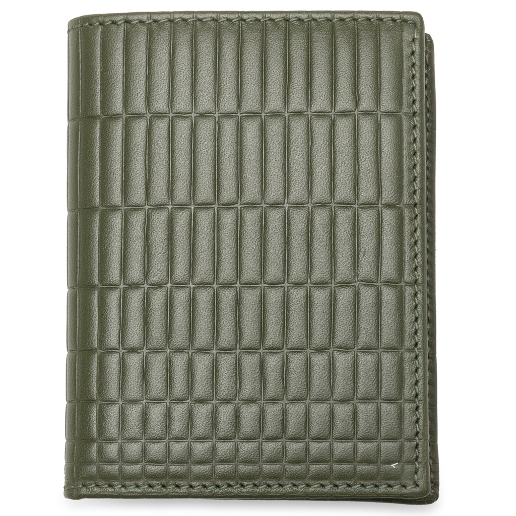 Comme des Garcons SA0641BK Brick Line Wallet - Khaki