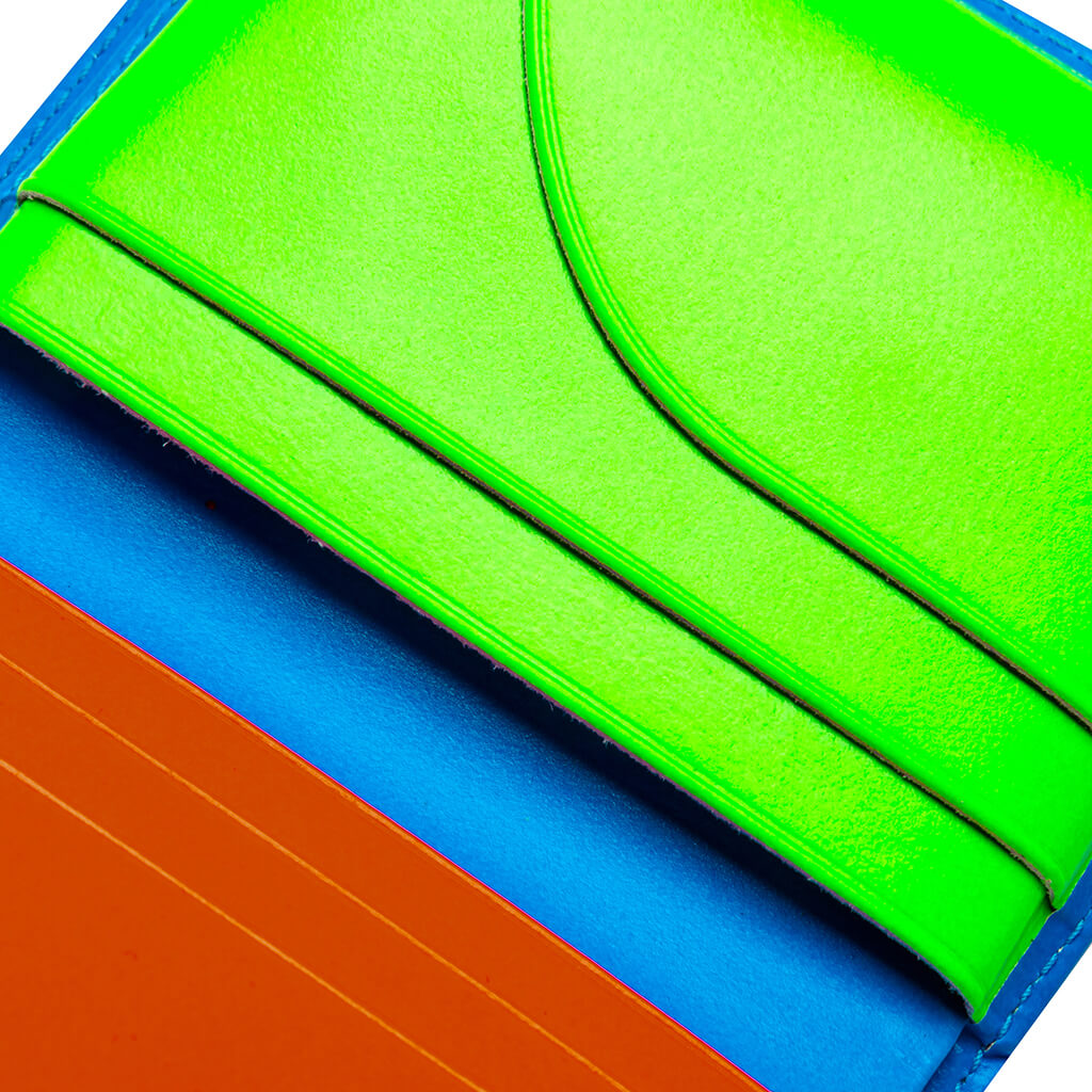 SA0641SF Super Fluo Wallet - Blue/Green