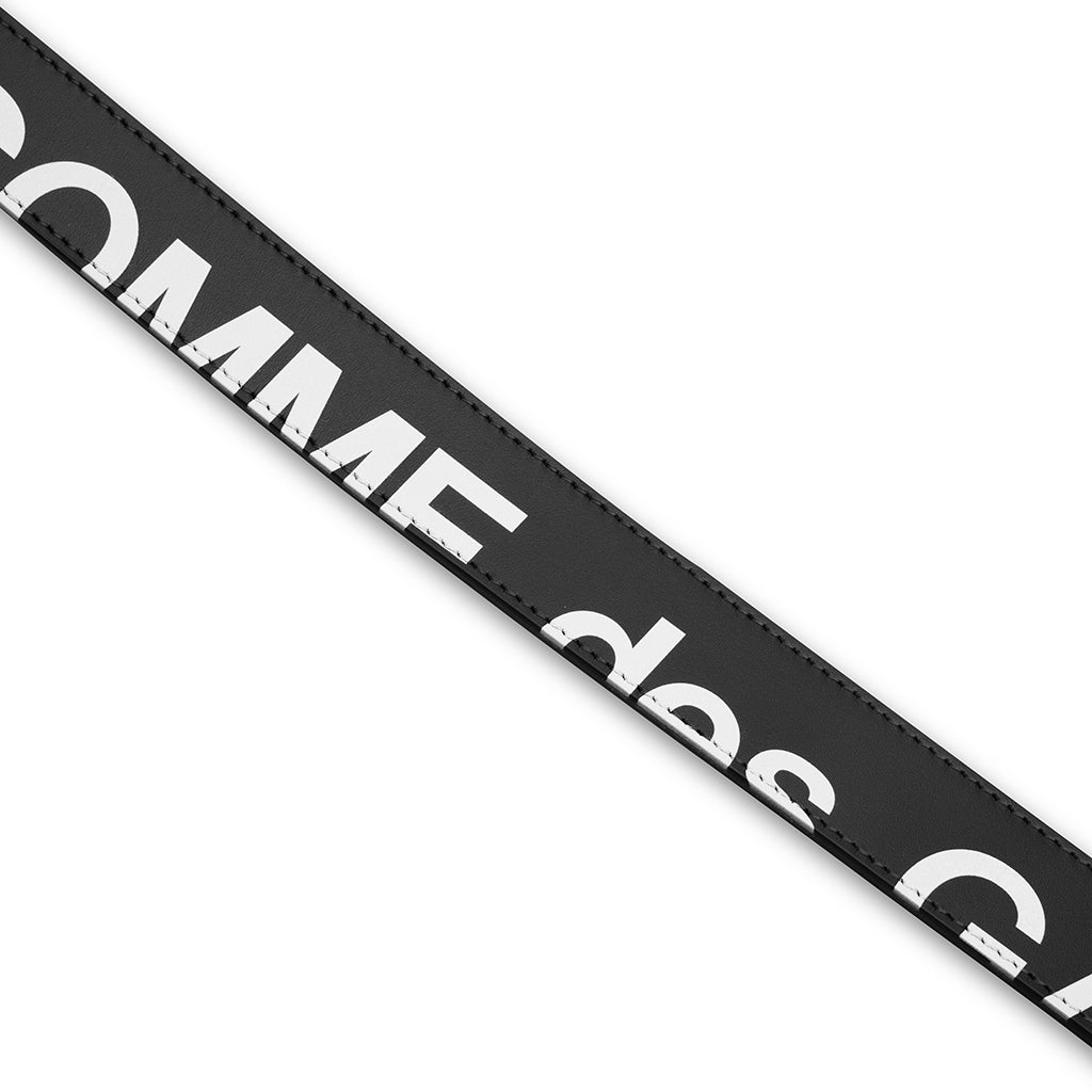 Comme des Garcons SA0911HL Huge Logo Belt - Black