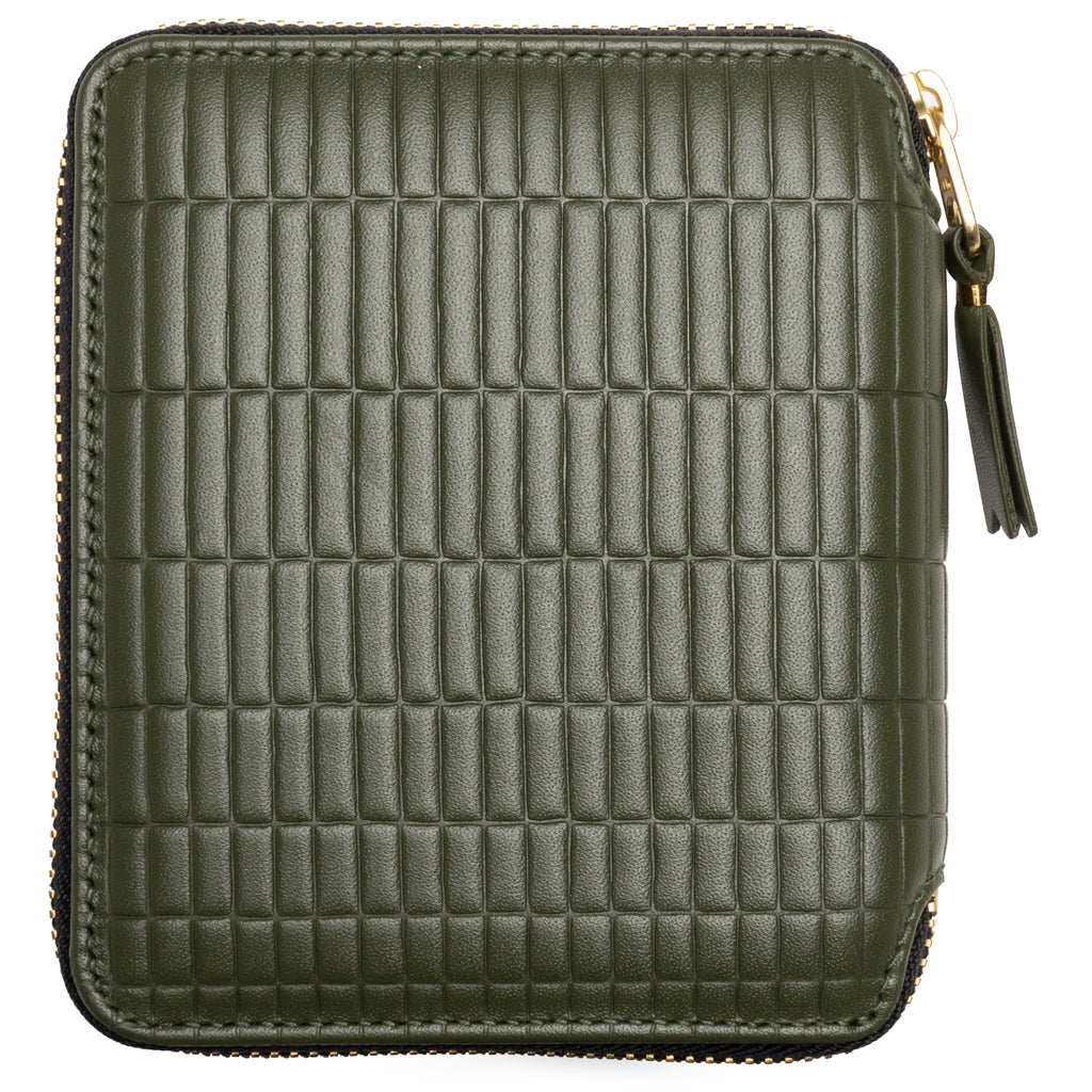 Comme des Garcons SA2100BK Brick Line Wallet - Khaki
