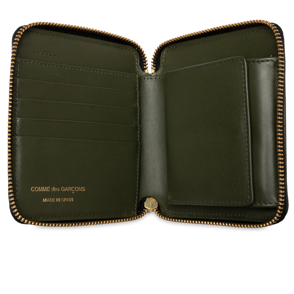 Comme des Garcons SA2100BK Brick Line Wallet - Khaki