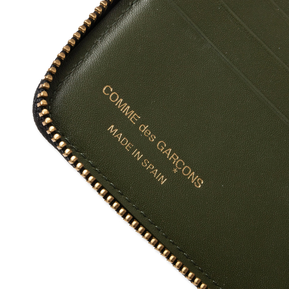 Comme des Garcons SA2100BK Brick Line Wallet - Khaki