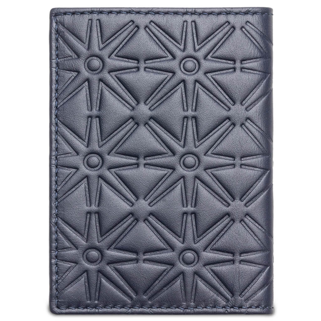 Comme des Garcons SA640E-A Leather Line Wallet - Calfskin/Navy