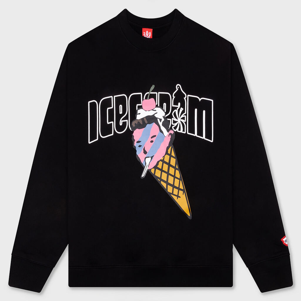 Cone Man Sweatshirt - Black